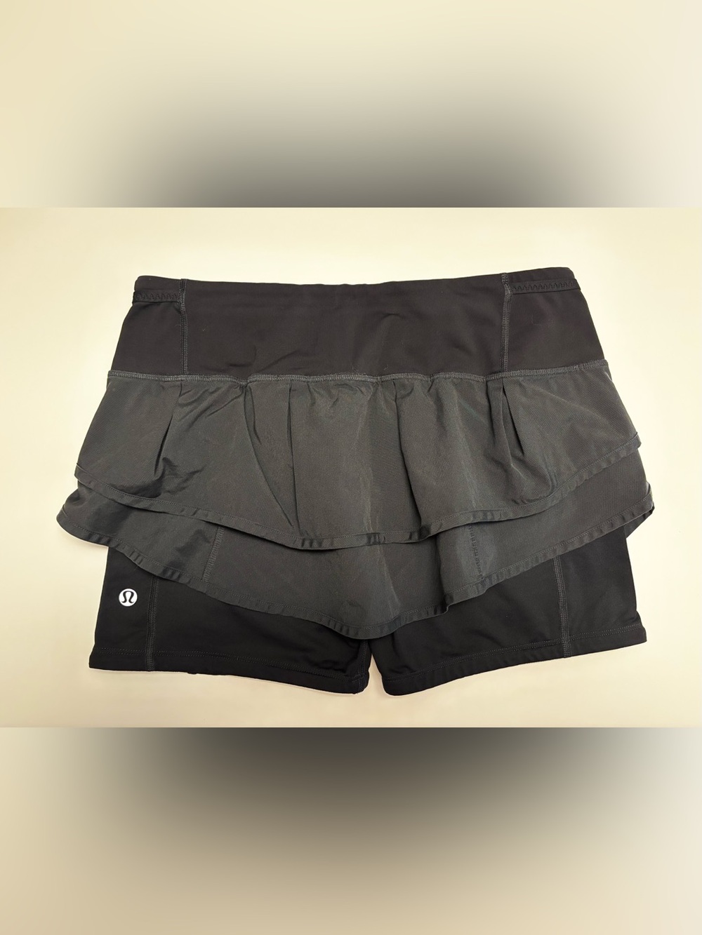 Lululemon Athletica Black Layered Skort